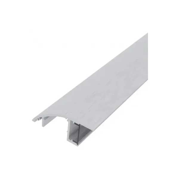 Alu Profile Sidewall for hidden lighting with Clear cover 1m