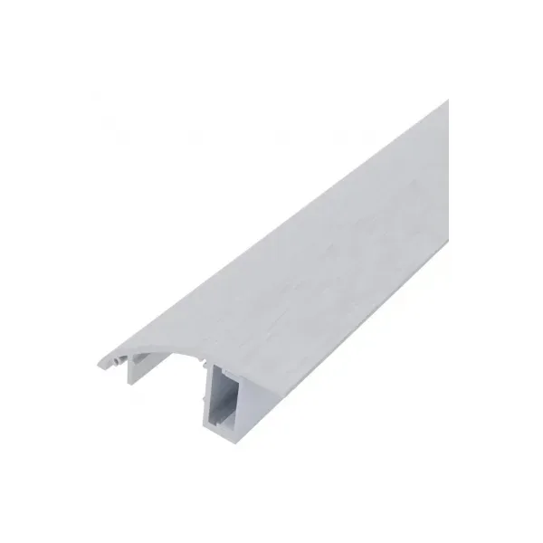 Alu Profile Sidewall for hidden lighting with Milky cover 1m