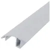 Alu Profile Sidewall for hidden lighting with Milky cover 1m