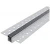 Alu Profile "U" 52.5x13.3mm Recessed (Plasterboard) with Black honeycomb cover 1m