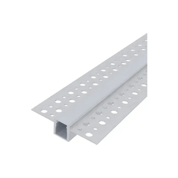 Alu Profile "U" 52.5x13.3mm Recessed (Plasterboard) with Milky cover 1m