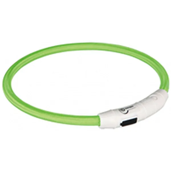 LED-kaulapanta lemmikille Trixie Vihreä L/XL