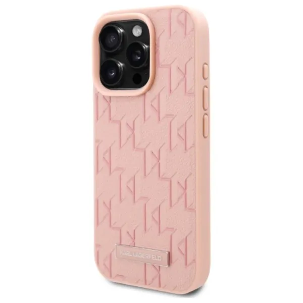 Karl Lagerfeld Hot Stamp MagSafe - Case for iPhone 16 Pro Max (pink)