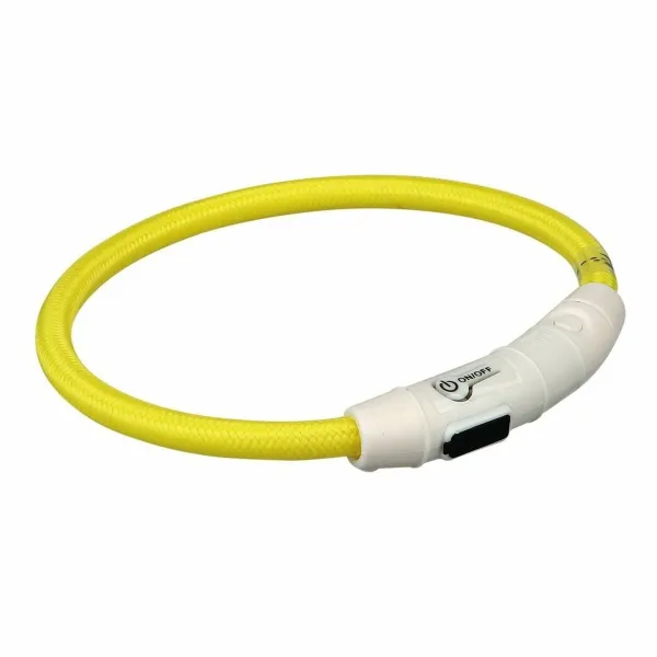 Antkaklis su LED augintiniams Trixie Rožinė XS/S