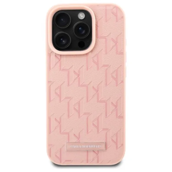 Karl Lagerfeld Hot Stamp MagSafe - Case for iPhone 16 Pro Max (pink)