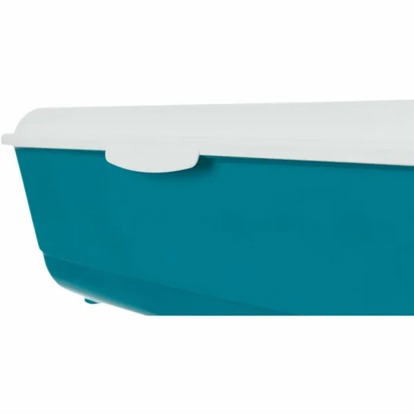 Ящик для кошачьего туалета Trixie Classic Синий Белый Пластик 37 × 15 × 47 cm