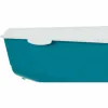 Kissan hiekkalaatikko Trixie Classic Sininen Valkoinen Muovinen 37 × 15 × 47 cm
