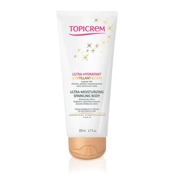 Body Lotion Topicrem Um Sparkling 200 ml Golden (1 Unit)