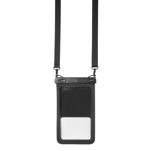Spigen A603 Universal Waterproof Case - Waterproof Case for Smartphones up to 6.9" (Black)