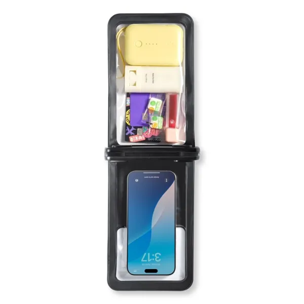 Spigen A603 Universal Waterproof Case - Waterproof Case for Smartphones up to 6.9" (Black)
