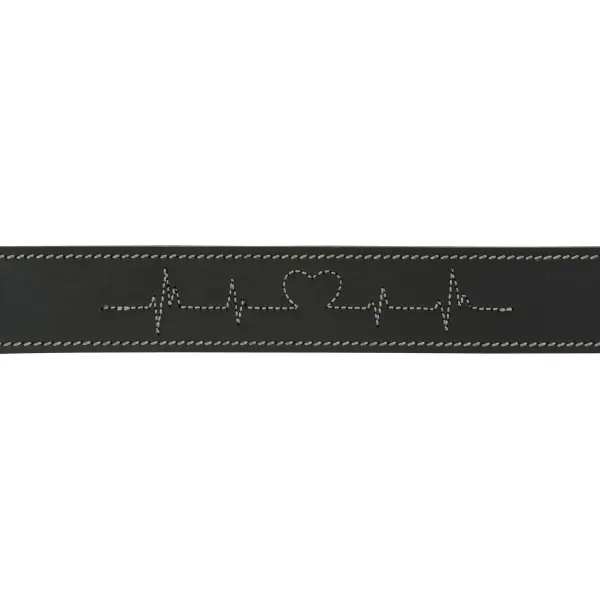Собачий ошейник Trixie Heartbeat Чёрный L/XL 55-65 cm