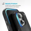 Speck Presidio2 Grip - iPhone 16 Pro Max Case (Black / Slate Gray / White)