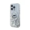 Karl Lagerfeld Liquid Glitter Choupette Head MagSafe - iPhone 14 Pro Max Case (Transparent)