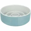 Dog Feeder Trixie Slow Feeding Blue Grey Ø 14 cm 450 ml