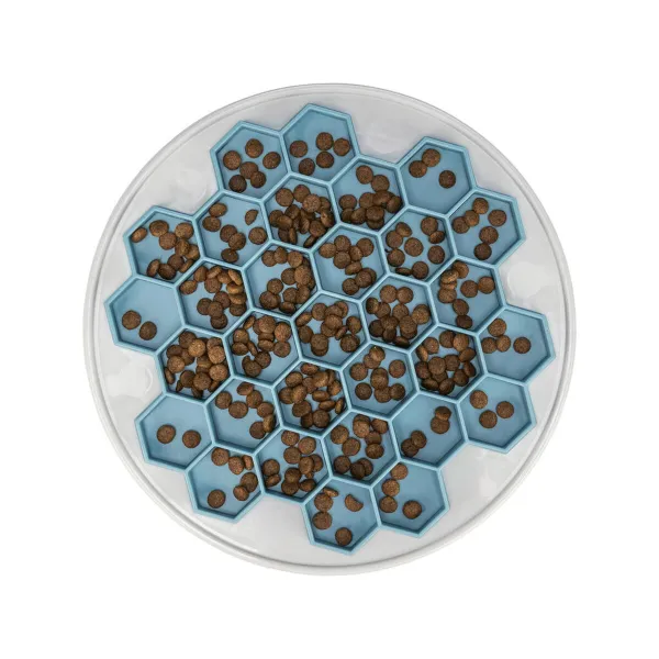 Pet feeding dish Trixie Blue Grey Natural rubber TPE Plastic TPR Ø 30 cm