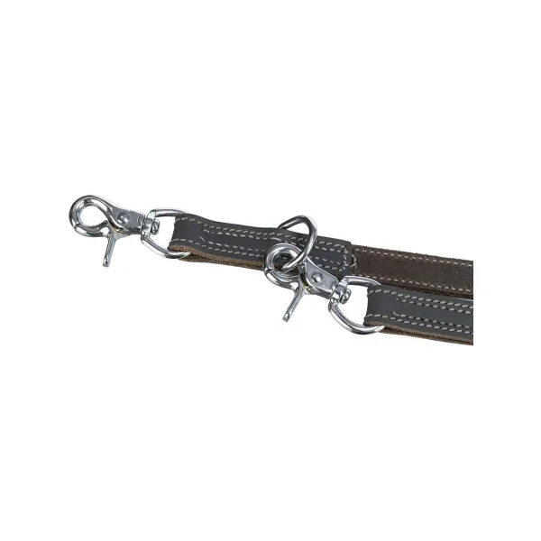 Adjustable dog leash Trixie Rustic Grey 2 m XS/S
