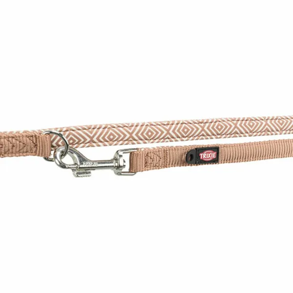 Adjustable dog leash Trixie Premium Caramel XS/S