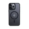 Crong Hybrid Frost MAG Cover - iPhone 15 Pro MagSafe Case (Navy Blue)