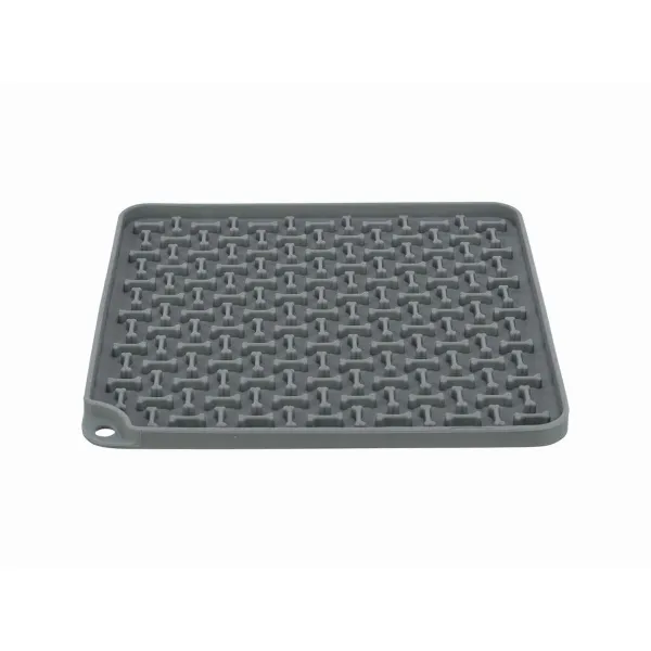 Gyvūnų maisto dėžė Trixie Tamsiai pilka Silikoninis 20 × 20 CM