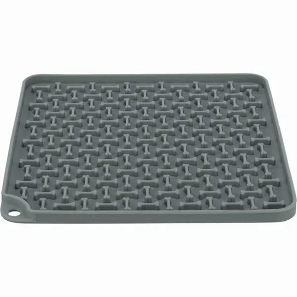 Gyvūnų maisto dėžė Trixie Tamsiai pilka Silikoninis 20 × 20 CM