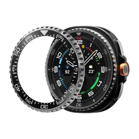 Spigen Bezel Tune Pro Diver - Case / Protective Ring for Samsung Galaxy Watch 8 Classic 46 mm (Silver)