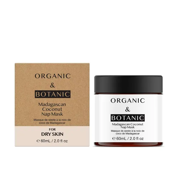 Moisturizing Facial Mask Organic & Botanic Madagascan Coconut Night (60 ml)