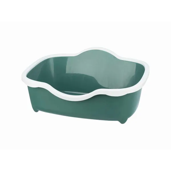 Kačių kraiko dėžutė Trixie Davio Balta Žalia Plastmasinis 56 x 26 x 39 cm
