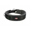 Dog collar Trixie Premium Black Graphite S/M 33-42 cm