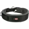 Dog collar Trixie Premium Black Graphite S/M 33-42 cm