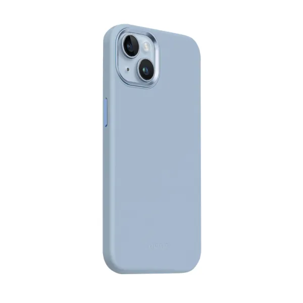 Crong Color Cover LUX Magnetic - iPhone 15 Plus MagSafe Case (Blue)