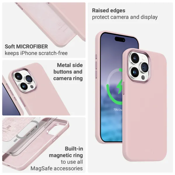 Crong Color Cover LUX Magnetic - iPhone 15 Plus MagSafe Case (Blue)