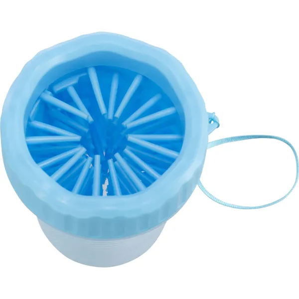 Dog Paw Cleaner Trixie 025704 Blue S-M