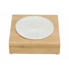 Šunų maisto indas Trixie Balta Natūralus Bambukas Ø 12 cm 250 ml 15 × 5 × 15 CM