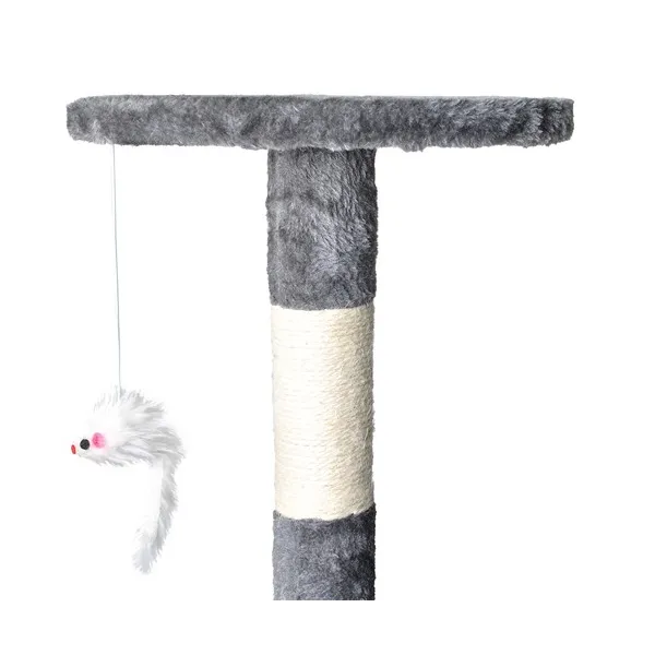 Kaķu koks 118 cm pelēks