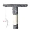 Кошачье дерево 118 см, серое