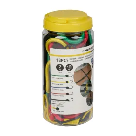Dunlop - Bungee / Luggage Cords with Hooks 18 pcs