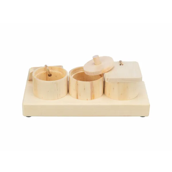 2-in-1 makupala-annostelija lemmikille Trixie Puu 15 × 4,5 × 6 CM