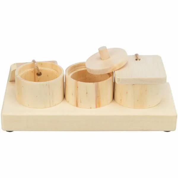 Mājdzīvnieku rotaļlieta-gardumu dozators 2 in 1 Trixie Koks 15 × 4,5 × 6 CM