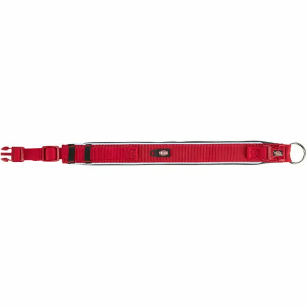 Dog collar Trixie Premium Red Graphite M/L 40-48 cm