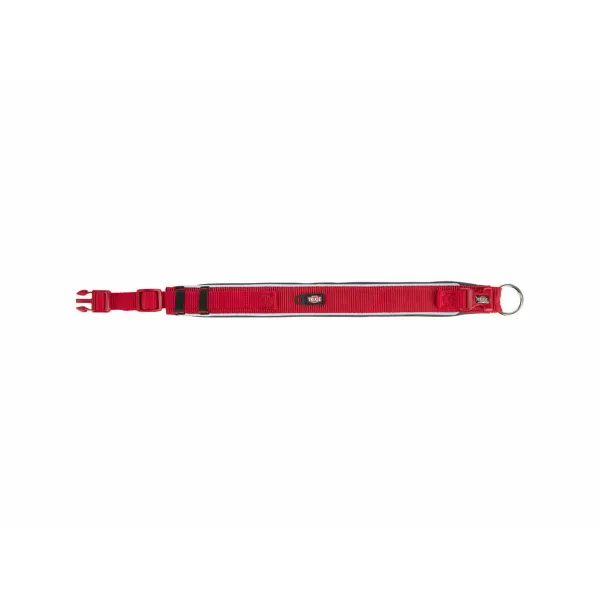 Koiran kaulapanta Trixie Premium Punainen Grafiitinharmaa S/M 33-42 cm