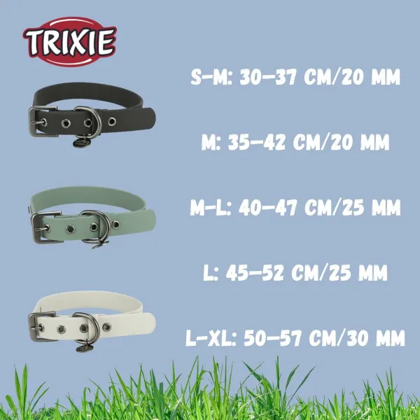 Šuns antkaklis Trixie CityStyle Žalia M 35-42 cm