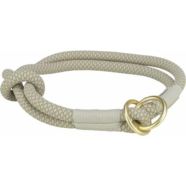 Harjoittelukauluri koiralle Trixie Soft Rope Harmaa Vaaleanharmaa L/XL 55 cm