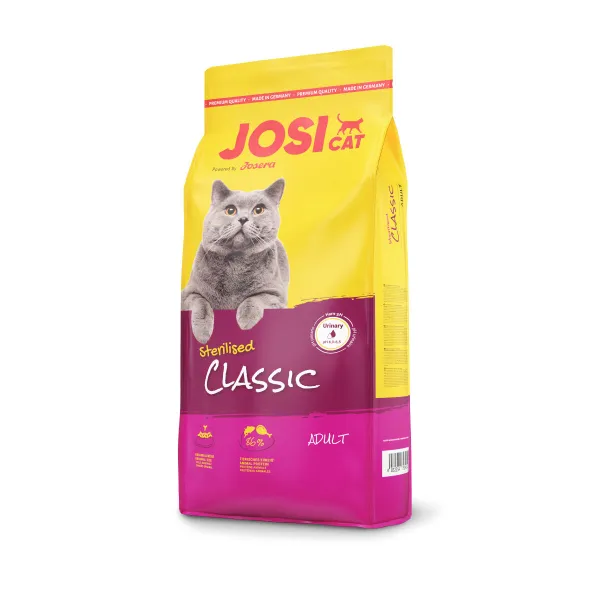 Kaķu barība Josera Sterilised Classic Pieaugušais 10 kg