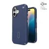 Speck Presidio2 Pro ClickLock & MagSafe - iPhone 16 Case (Coastal Blue / Dust Gray / White)