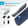 Speck Presidio2 Pro ClickLock & MagSafe - iPhone 16 Case (Coastal Blue / Dust Gray / White)