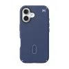 Speck Presidio2 Pro ClickLock & MagSafe - iPhone 16 Case (Coastal Blue / Dust Gray / White)