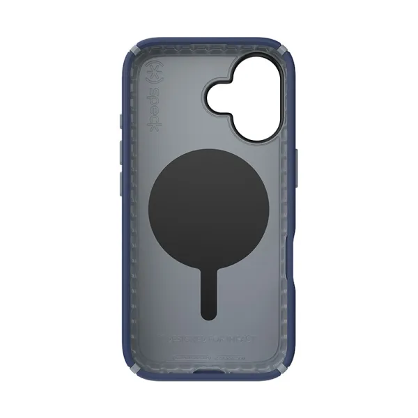 Speck Presidio2 Pro ClickLock & MagSafe - iPhone 16 Case (Coastal Blue / Dust Gray / White)