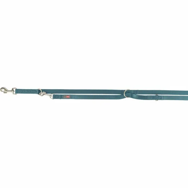 Adjustable dog leash Trixie Premium Blue XS/S