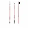 Set of Make-up Brushes Real Techniques Brow Styling Pink 3 Pieces