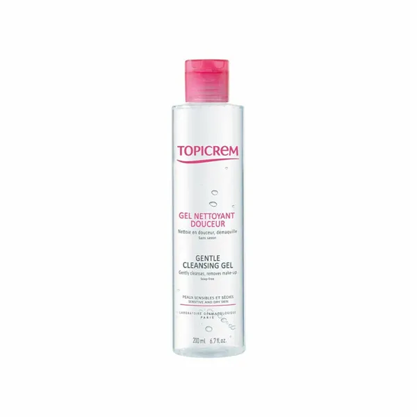 Facial Cleansing Gel Topicrem Hydra+ 200 ml